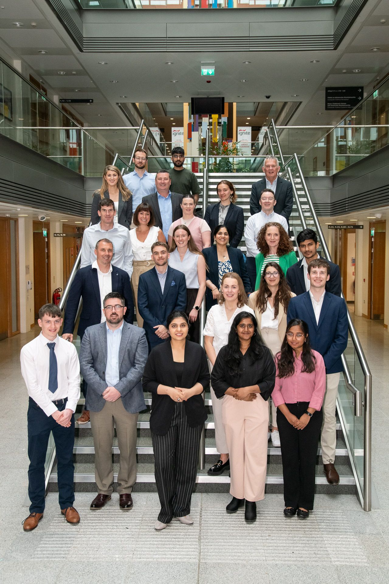 Student entrepreneurs who were in the final for the 2025 UCC Student Entrepreneur Awards.